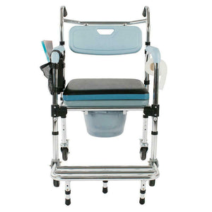 Heavy Duty Rolling Shower Elderly Bath Wheel Chair