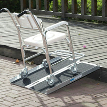 Load image into Gallery viewer, Portable Elderly Handicap Home Wheelchair Threshold Ramp