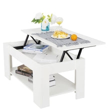 Load image into Gallery viewer, Large Wooden Solid Pop Up Lifting Top Storage Coffee Table