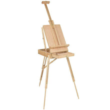 Load image into Gallery viewer, Portable Wheeled Floor Standing Painter Art Display Easel Stand