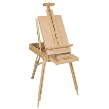 Load image into Gallery viewer, Portable Wheeled Floor Standing Painter Art Display Easel Stand