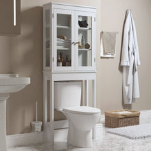 Load image into Gallery viewer, Spacious Over The Toilet Bathroom Space Saver Storage Cabinet