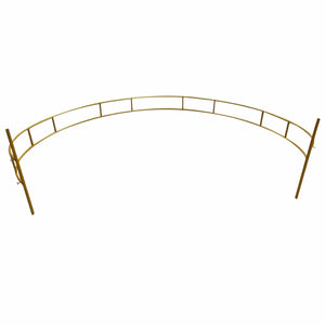 Golden Rustic Round Circle Wedding Arch Trellis 7.5'