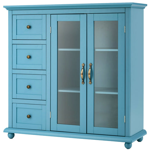 Spacious Kitchen Sideboard Buffet Storage Table