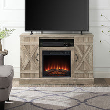Load image into Gallery viewer, Modern Wooden Electric Fireplace Farmhouse Entertainment TV Stand 47&quot;