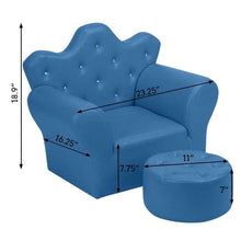 Load image into Gallery viewer, Spacious Kids Playroom Mini Armchair Sofa Couch