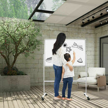 Load image into Gallery viewer, Portable Rolling Magnetic Office Dry Erase Whiteboard