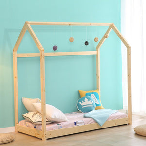 Kids Full Size Montessori Twin Bed Floor Frame