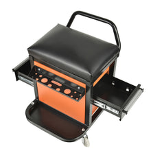 Load image into Gallery viewer, Portable Automotive Mechanics Rolling Creeper Seat Stool