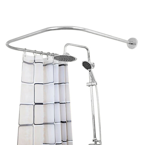 Heavy Duty Curved Bathroom Shower Curtain Rod