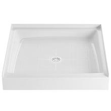 Load image into Gallery viewer, Standard Size Stand Up Solid Surface Shower Tile Base Pan 36&quot; x 36&quot;