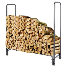 Load image into Gallery viewer, Heavy Duty Outdoor Firewood Log Holder Storage Rack