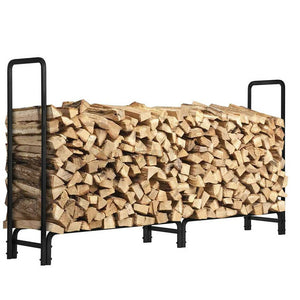 Heavy Duty Outdoor Firewood Log Holder Storage Rack