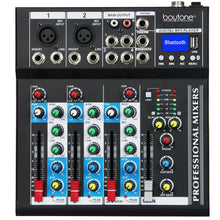 Load image into Gallery viewer, Portable Compact Digital Studio USB Sound 4 Channel Music Mixer