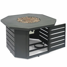 Load image into Gallery viewer, Premium Octagonal Outdoor Propane Fire Pit Table