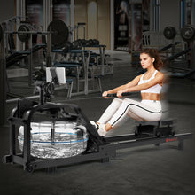 Load image into Gallery viewer, Portable Compact Seated Home Exercise Rowing Machine