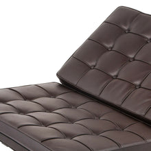 Load image into Gallery viewer, Luxurious Brown Leather Chaise Lounge Chair