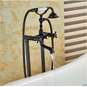 Premium Free Standing Floor Mount Bathtub Filler Faucet