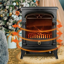 Load image into Gallery viewer, Modern Electric Freestanding Portable Indoor Fireplace Heater 20&quot;