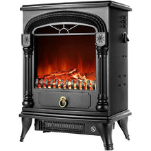 Load image into Gallery viewer, Modern Electric Freestanding Portable Indoor Fireplace Heater 20&quot;