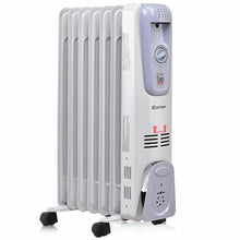 Load image into Gallery viewer, Powerful Oil Filled Freestanding Radiator Heater 1500W