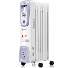 Load image into Gallery viewer, Powerful Oil Filled Freestanding Radiator Heater 1500W