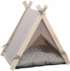 Large Portable Cozy Pop Up Pet Dog Teepee