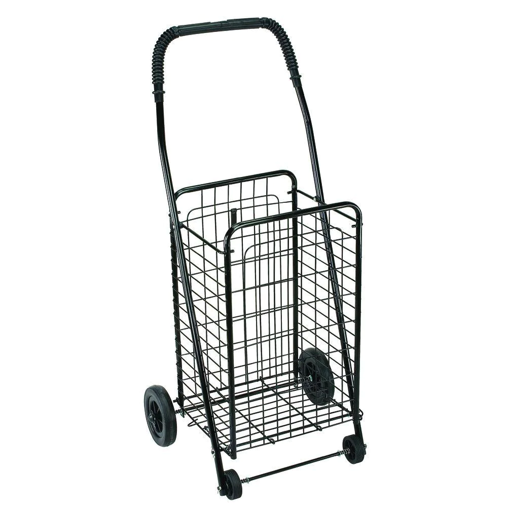 Portable Heavy Duty Wheeled Folding Grocery Shopping Cart