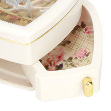 Load image into Gallery viewer, Antique Wind Up Ballerina Musical Jewelry Box