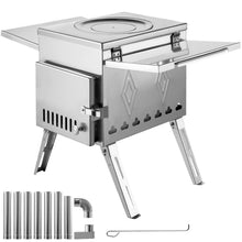 Load image into Gallery viewer, Small Outdoor Freestanding Portable Wood Burning Stove