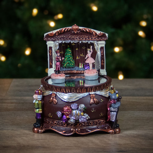 Christmas Wind Up Ballerina Musical Box 5