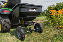 Load image into Gallery viewer, Large Pull Behind Manure Compost Fertilizer Spreader 85 lbs