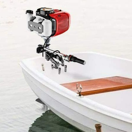 Compact 2 Stroke 3.5 HP Outboard Boat Engine Motor