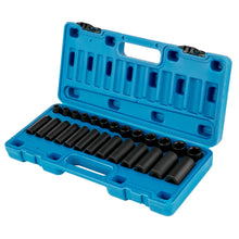 Load image into Gallery viewer, Ultimate 6 Point Wrench Metric Impact Socket Set 3/8&quot;