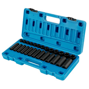 Ultimate 6 Point Wrench Metric Impact Socket Set 3/8"
