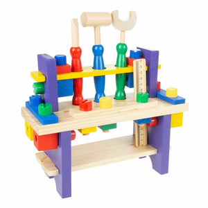 Kids Realistic Pretend Play Tool Work Bench Toy