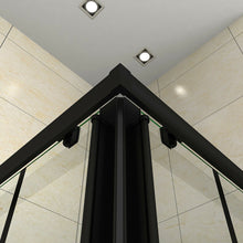 Load image into Gallery viewer, Freestanding Corner Shower Cabin Enclosure Glass Doors