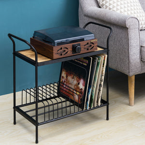 Heavy Duty Vinyl Record Player Turntable Storage Rack Stand