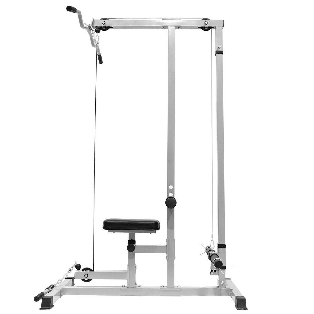 Wide Grip Lat Pull Down Workout Machine System