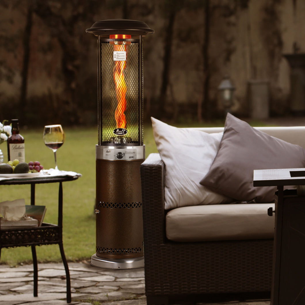 Powerful Cylindrical Freestanding Outdoor Propane Patio Heater