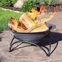 Load image into Gallery viewer, Portable Small Outdoor Backyard Wood Burning Fire Pit