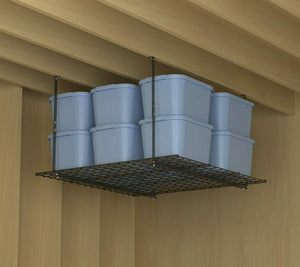 Large Heavy Duty Overhead Hanging Ceiling Garage Storage Shelf Rack