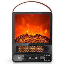 Load image into Gallery viewer, Electric Portable 3D Flame Indoor Space Heater 1500W