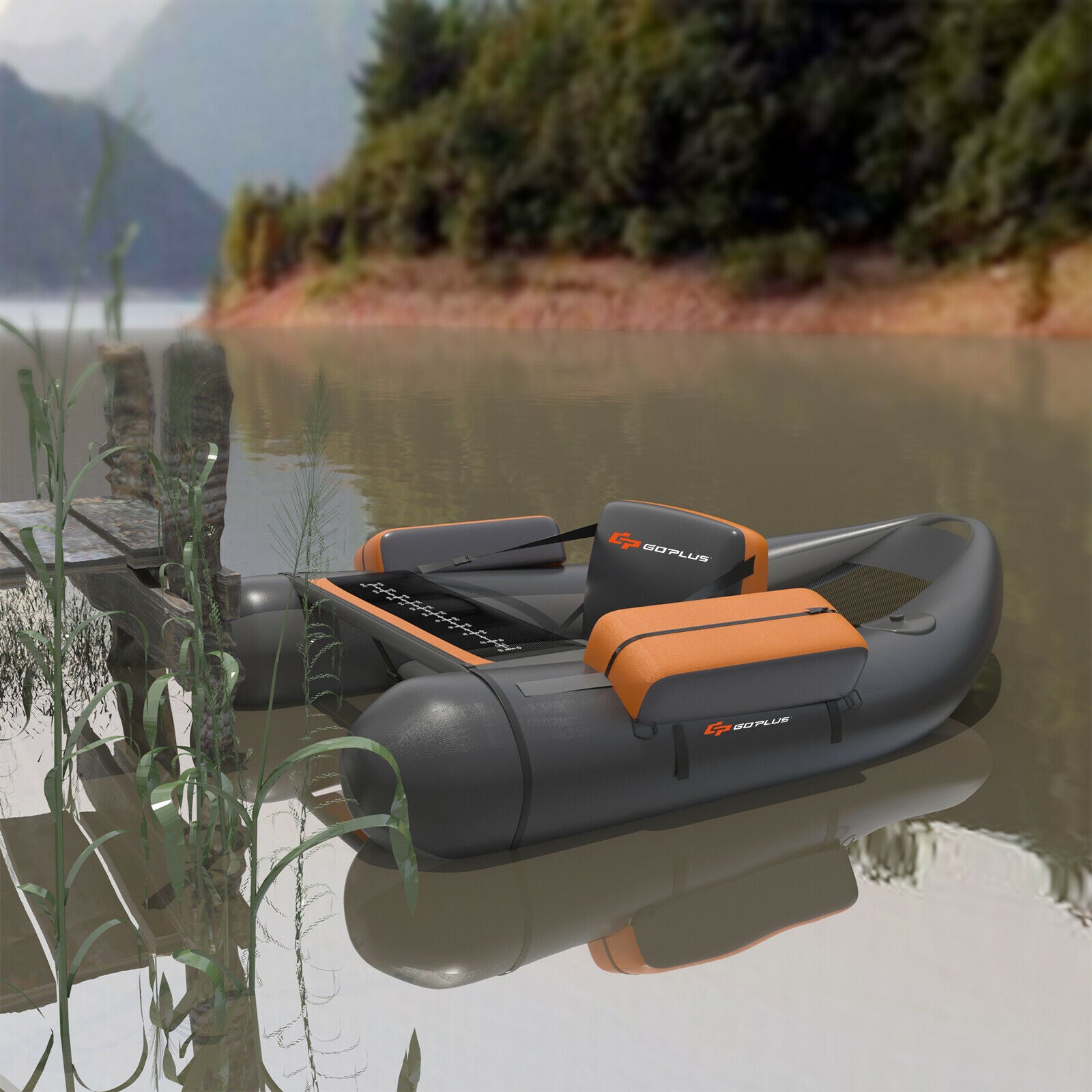 belly boat savage gear 150 Heavy Duty Inflatable Fishing Float Belly Boat Water Tube– Zincera