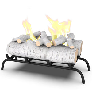 Heavy Duty Ventless Gas Fireplace Log Set 18"