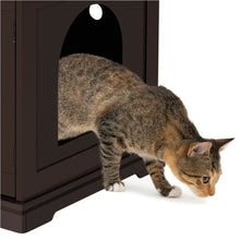 Load image into Gallery viewer, Large Hidden Cat Litter Box Enclosure Cabinet
