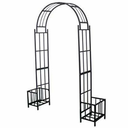 Large Outdoor Garden Metal Arbor Archway Trellis