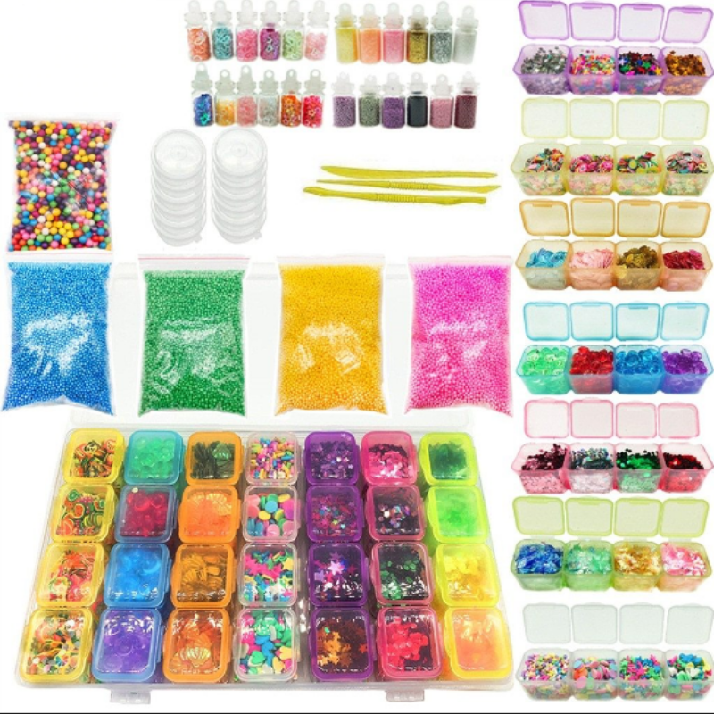 70 Pack Kids DIY Slime Making Kit | Zincera